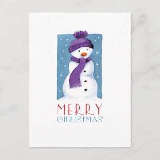 Bonhomme de neige | Joyeuses cartes postales de No