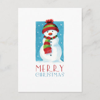 Bonhomme de neige | Joyeuses cartes postales de No