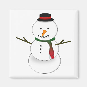 Bonhomme de neige Magnet
