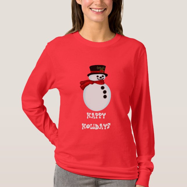 bonhomme de neige n°1, T-shirt (Devant)