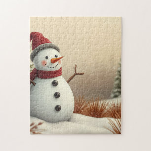 bonhomme de neige puzzle