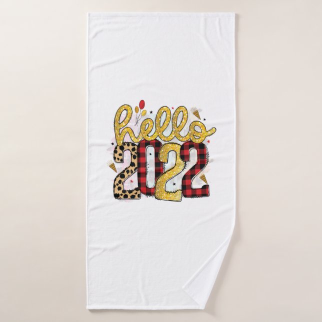 Bonjour 2022 (Serviette de bain)
