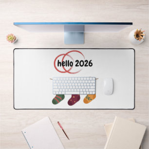 Bonjour 2026 Bonne Année Chaude Hiver Chaussettes