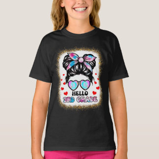 Bonjour 3e année Retour à l'école T-shirt