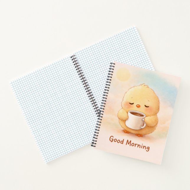 Bonjour Alma Chick Cahier Journal Chouette (Intérieur)