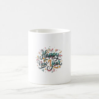 "Bonjour au nouveau départ : Joyeuse Mug du Nouvel