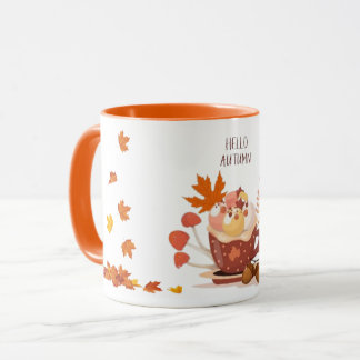 Bonjour Aurumn tasse de café