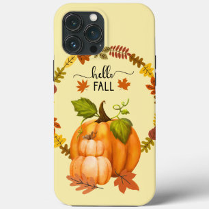 Bonjour Automne Feuilles Citrouille coques ipad de