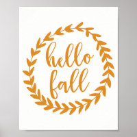 Bonjour automne | Impression d'art