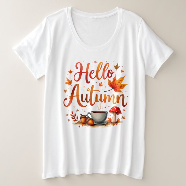 Bonjour Automne, nostalgie cosy (Design devant)