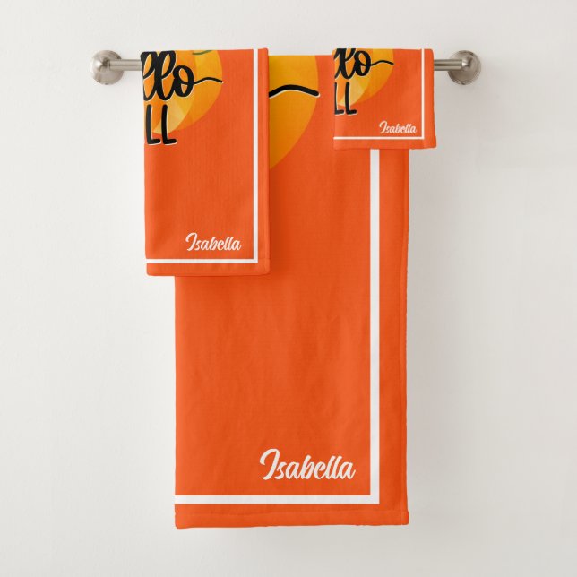 Bonjour Automne Personnaliser Automne Texte et cou (En situation)