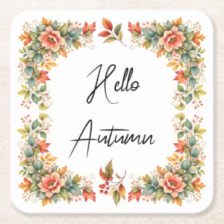 Bonjour Automne – Sous-verre aquarelle