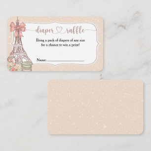 Bonjour Bebe Beige Parisienne Carte Raffle