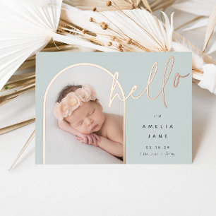 Bonjour bébé Faire-part de naissance de rempliss