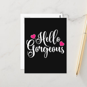 Bonjour belle carte postale