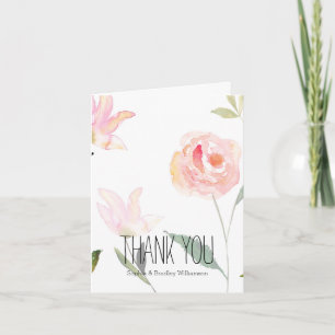 Bonjour Belle Fleur Aquarelle Merci