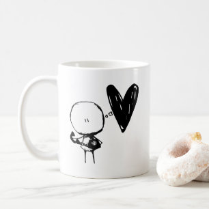 Bonjour Belle - Je vous aime Mug de café
