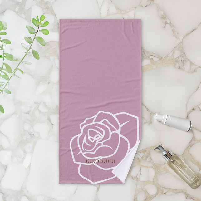 Bonjour Belle - Rose Rose Moderne Chic (Créateur téléchargé)