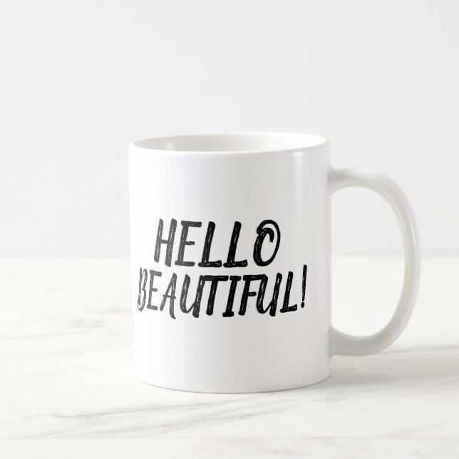 BONJOUR BELLE ! Tasses de café (Droite)