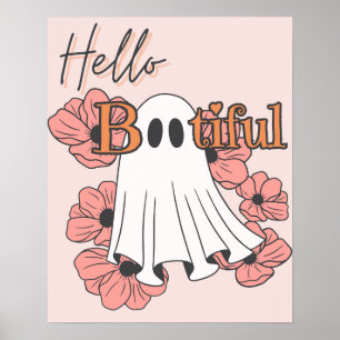 Bonjour BOOtiful Halloween Poster d'Art Mur