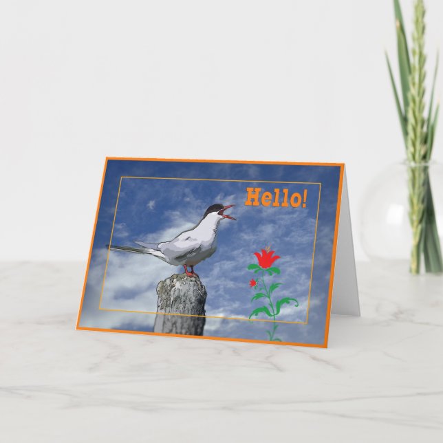Bonjour carte (Devant)