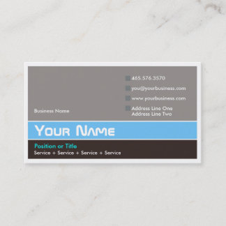 Bonjour Carte de visite