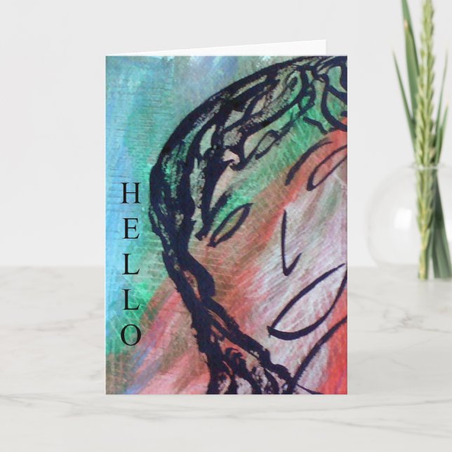 Bonjour carte de voeux (Devant)