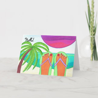 Bonjour ! carte de voeux