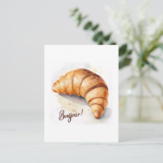 Bonjour ! Carte postale (Debout devant)
