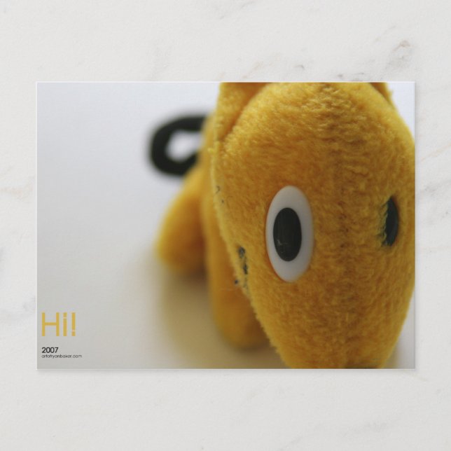 Bonjour ! Carte postale (Devant)