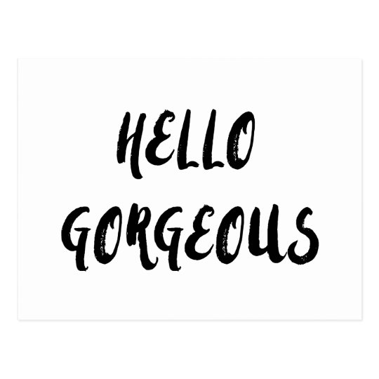 Bonjour Carte Postale Magnifique De Citation Zazzle Fr