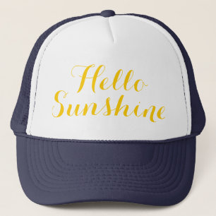 Bonjour casquette de camionneur de l'été des