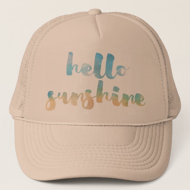 bonjour casquette de soleil (Devant)