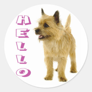 Bonjour Chien Autocollants de Bienvenue Cairn Terr