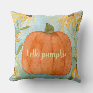 Bonjour Citrouille Coussin automne