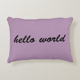 Bonjour coussin mondial