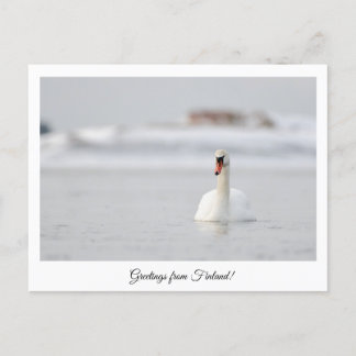 Bonjour de Finlande! carte postale