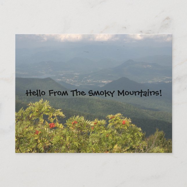 Bonjour De La Carte Postale Smoky Mts (Devant)