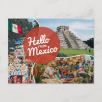Bonjour de Mexique Carte postale