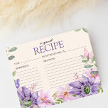 Bonjour donne ses papillons Recette Card Fête des<br><div class="desc">Carte Fête des mariées : Partagez vos délices culinaires Capturez l'essence de l'amour et du printemps avec notre Fête des mariées "Il donne ses papillons", un complément charmant à votre célébration inspiré par la beauté des papillons, des fleurs et des teintes pastel douces. Conçues pour correspondre au thème fantaisiste de...</div>