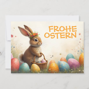 Bonjour du printemps de la part du lapin de Pâques