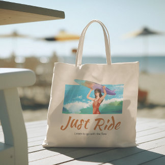 Bonjour été avec typographie Sac fourre-tout tropi
