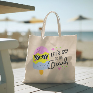 Bonjour été avec typographie Sac fourre-tout tropi