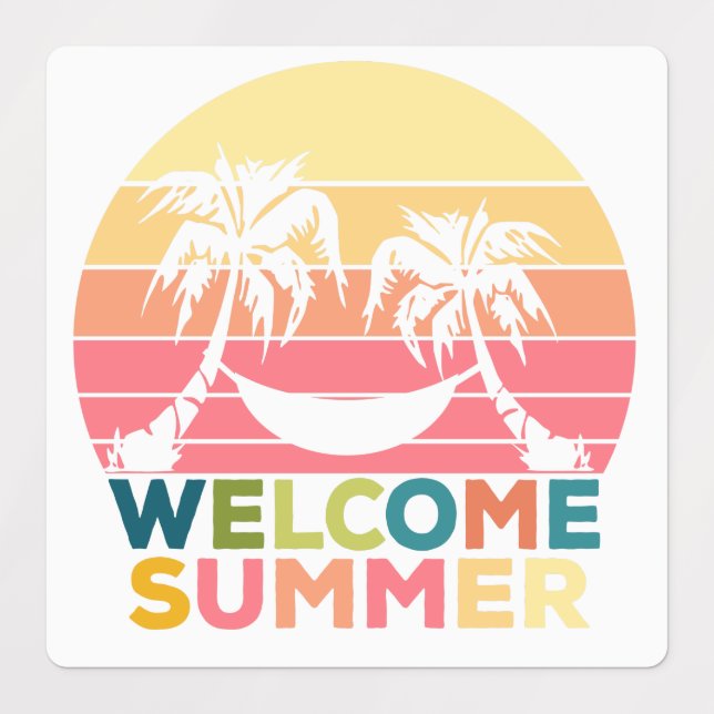 BONJOUR ÉTÉ. étiquette (Design 1)