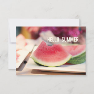 Bonjour Été // Invitation de fête personnalisable