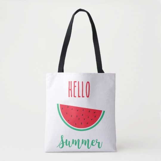 Bonjour été tote bag
