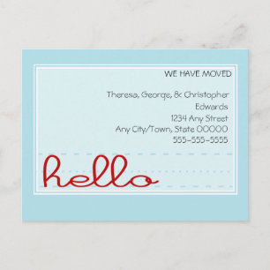 Bonjour faire-part mobile