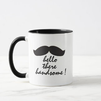Bonjour Handsome message cadeau de tasse pour peti