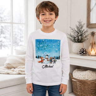 Bonjour Hiver Manches longues personnalisées