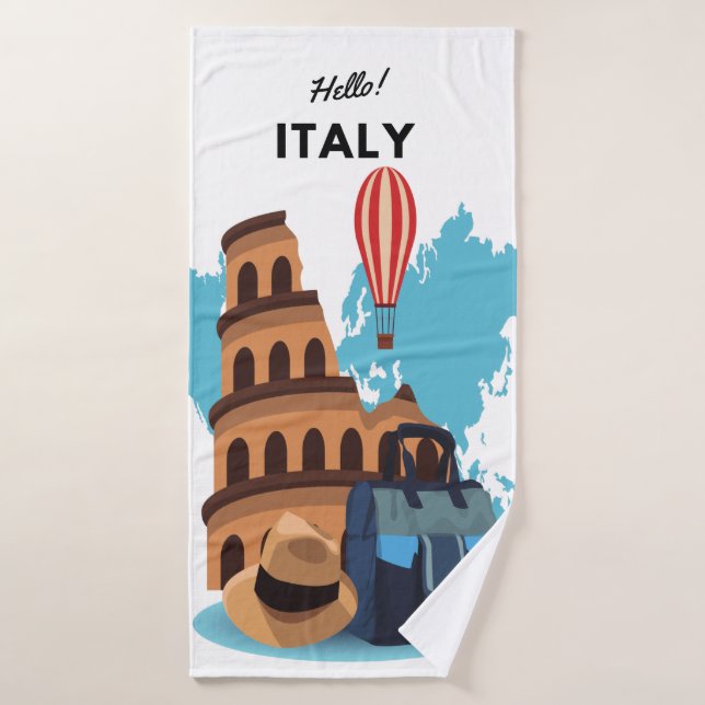 Bonjour Italie Design Ensemble de serviettes de ba (Serviette de bain)